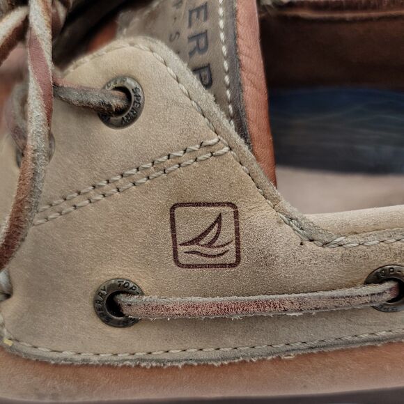 Sperry Top Sider Mens10M Boat Shoes Leather 0777940 Slip On Comfort Preppy EUC - Picture 5 of 16